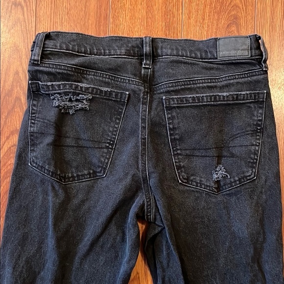 American Eagle Black Distressed Jeans - Picture 6 of 6